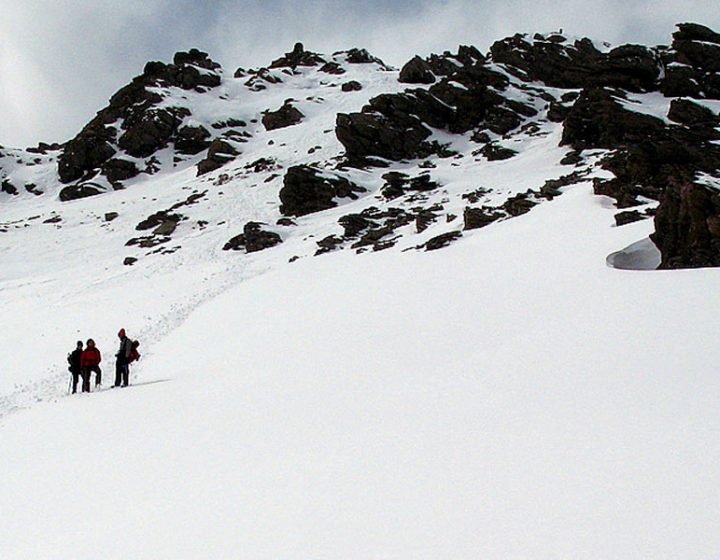 Montaña invernal en Almería