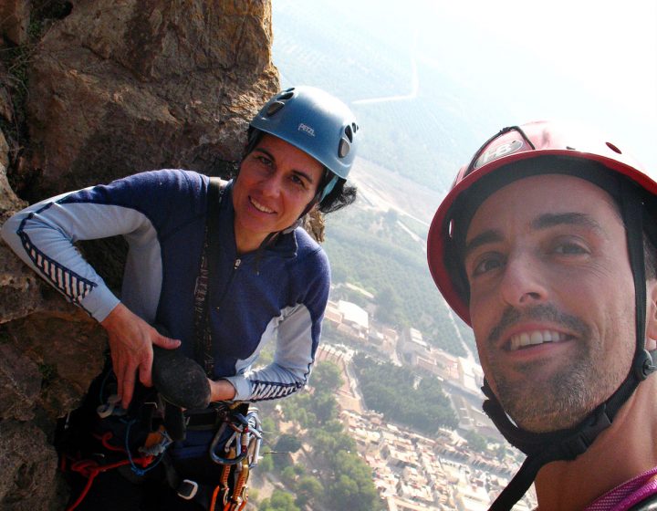 Carmen y yo en la última reunión