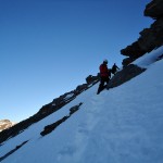 Sento y Lidón descendiendo del Puntal de la Caldera