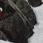 Escalada en hielo en el barranco el Alhorí