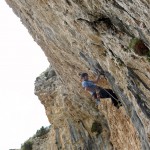 Javi Mercury en un 7b+ cuyo nombre no recuerdo