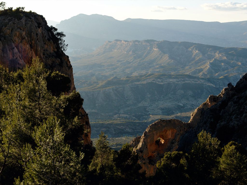 Sierra del Mitjorn desde el Cabeço d´Or