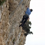 Javi Mercury en un 7b+ cuyo nombre no recuerdo