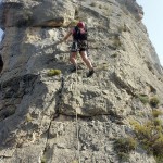 Yo en el largo clave de la ruta