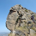 Sento aproximandose al final de la cresta