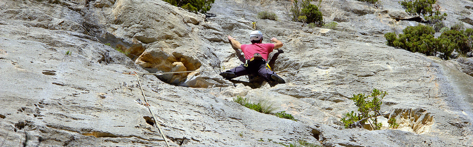 Escalando en Sella