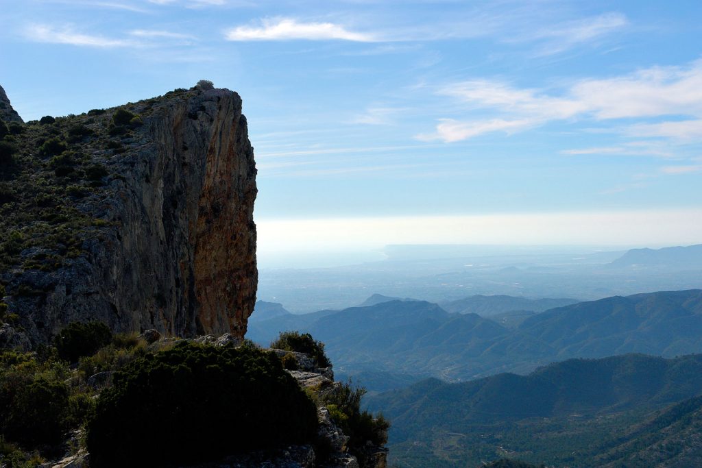 Foto durante una subida al pico Mitjorn