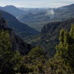 Espectacular paisaje hacia el Mediterráneo