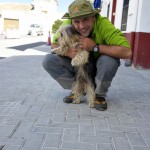 Juan y Birra nuestra mascota. Nos acompaño durante toda la ruta