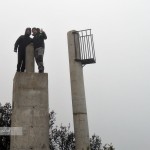 Juan y yo en la cumbre del Menejador (1.356m)