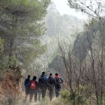 Durante esta ruta por el Parque Natural de la Font Roja nos acompaño la lluvia