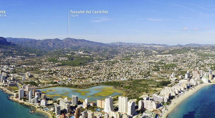 Vista panorámica desde el Peñón de Ifach