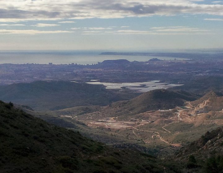 Vista de Alicante desde el Cabeçó d´Or