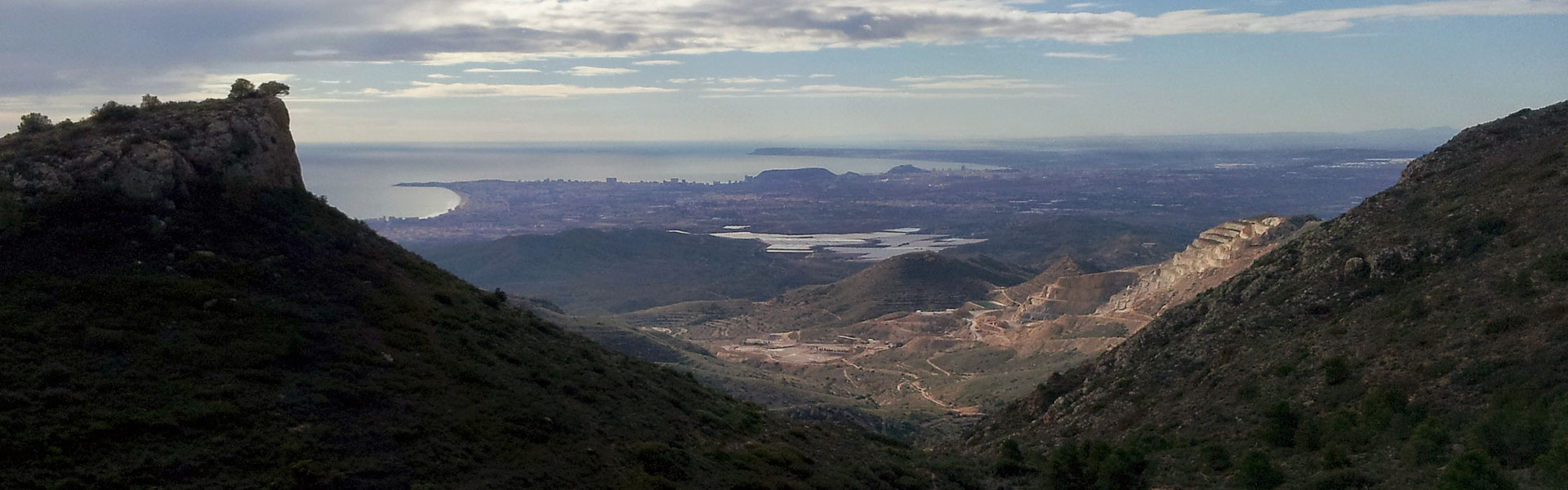 Vista de Alicante desde el Cabeçó d´Or