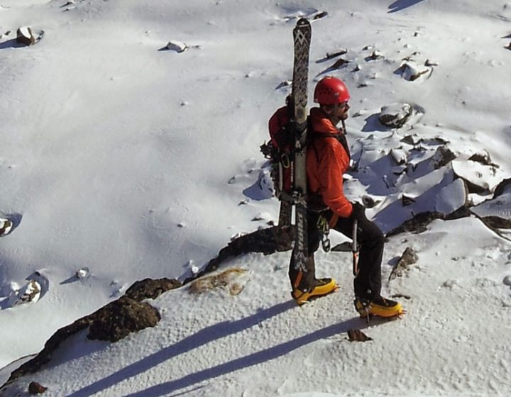 Ramón en el Veredón del Veleta