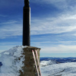 Pico San Lorenzo con su santo en la cumbre