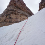 Acumulación de nieve producida por el viento