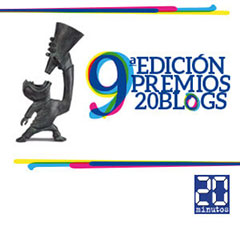 9ª edición Premios 20blogs