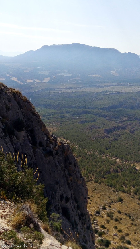 Vistas desde el segundo rapel de bajada