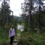 Berta en Aguas Tòrtes del río Aiguamòg