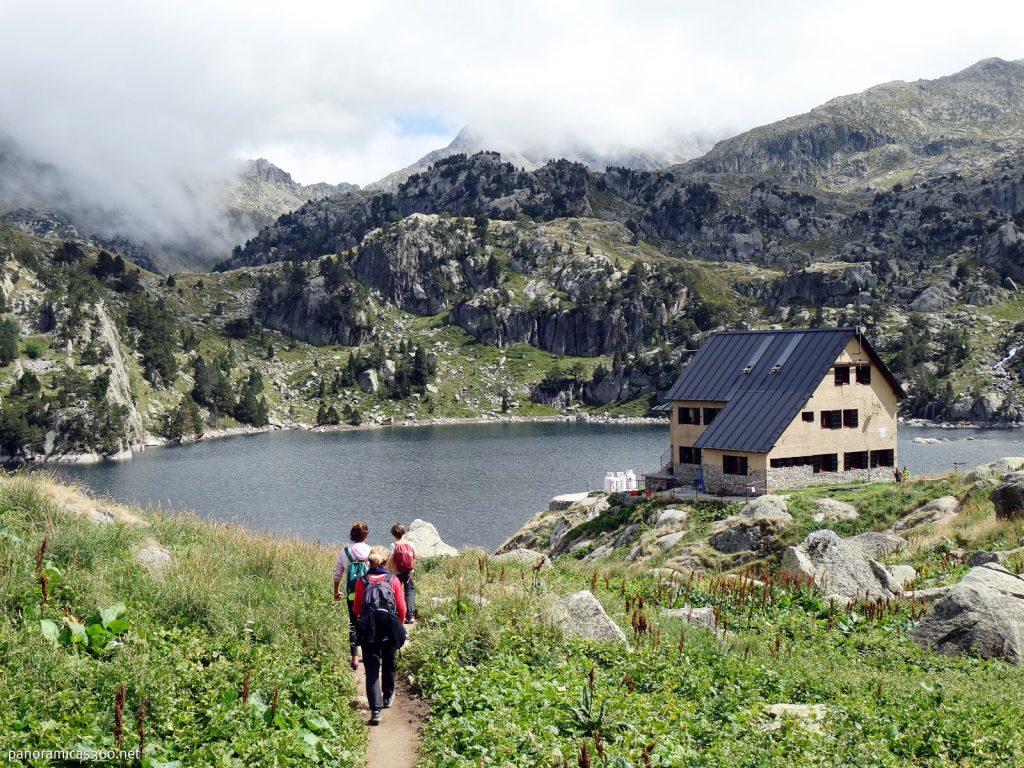 Llegando al refugio de Colomers