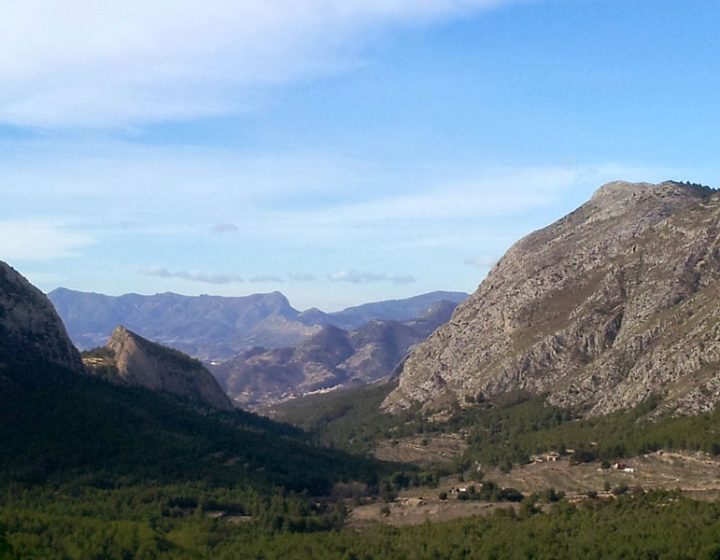 Barranc de l´Arc en la Sierra de Aitana