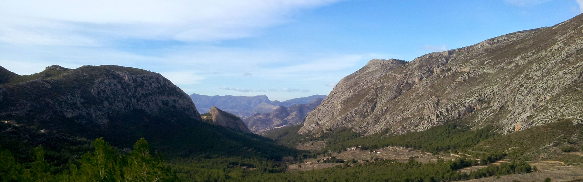 Barranc de l´Arc en la Sierra de Aitana
