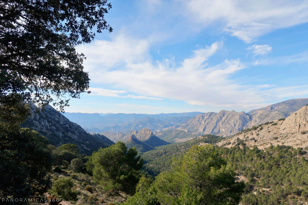 Els Castellet, Barranc del Realet del Charquer y Penya Alta de Sella