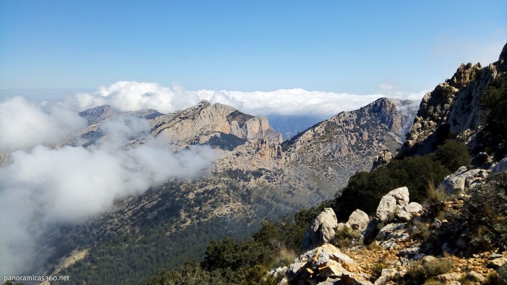 Monte Cabal visto desde el Puig Campana