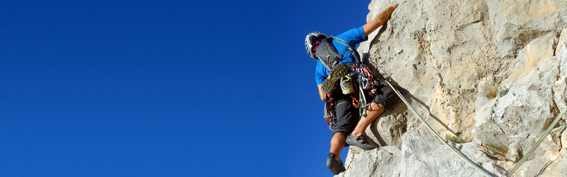 Escalada en el Espolón Central del Puig Campana