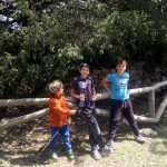 Senderismo con niños en la Font Roja. Bajo el tejo del Mas de Tetuán