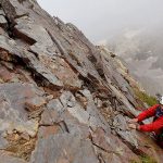 Arista de la Ruptura Democrática al pico Juego de Bolos en Sierra Nevada