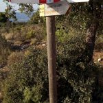 Postes verticales del GR-330 y PR-CV 28
