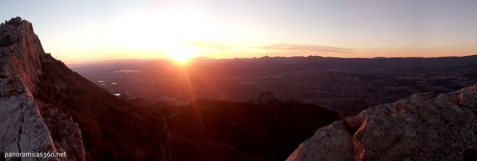 Puesta de sol desde el Cabeçó d´Or Puesta de sol desde el Cabeçó d´Or