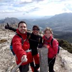 En la cumbre de la Malla del Llop, sierra Serrella