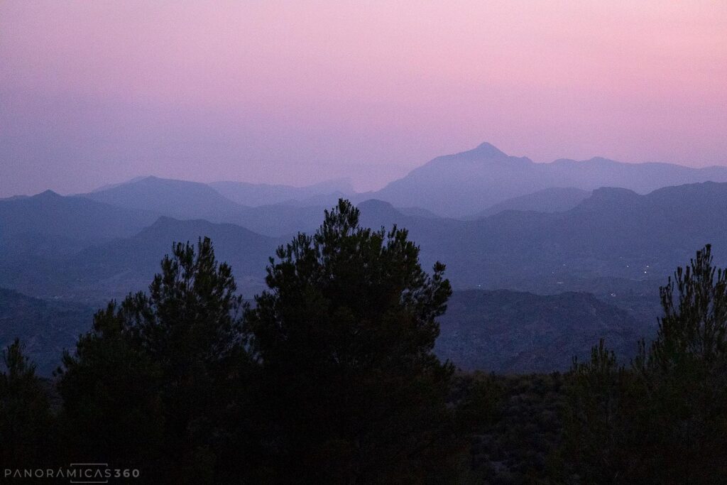 Maigmó desde la Sierra del Cabeçó d'Or