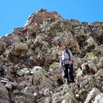 Manu bajando de la cumbre de la Gran Facha