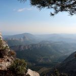 Barranc de l´Arc y cresta dels Castellets