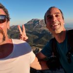 Sento y yo en la cumbre del Divino