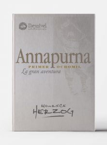 Cubierta del libro de montaña Annapurna primer ochomil - Maurice Herzog