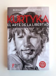 Cubierta del libro de montaña Kurtyka. El arte de la libertad