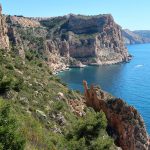 Litoral de Benitachell. Falla de Moraig y Cala de los testos