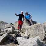 Óscar (derecha) y yo en la cumbre del Besiberri Nord