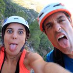 Aida y yo en la segunda reunión de la Rafael Gutiérrez