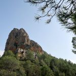 Peñas de Roset vistas desde Cuatro barrancos en el PR-CV 112