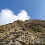 Escalando el último largo