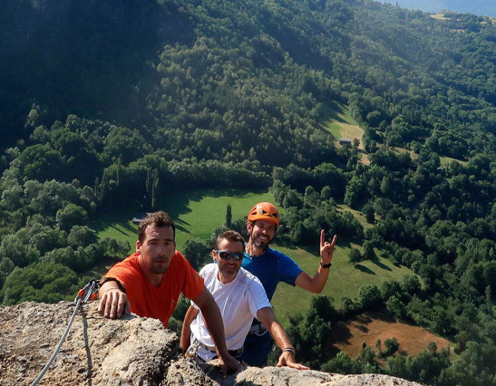 Vía ferrata El Castellaso (Sesué). Salida de la vía