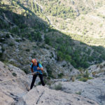 Primer rapel de la Pared de los Alcoyanos