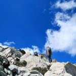 Ascendiendo a la base del Pico Ramougn