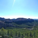 Ruta al Peñón Divino por la cara sur, bajada por el <em>barranc de les Perxes</em>